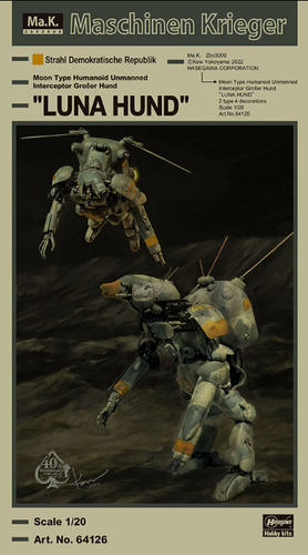 1/20 Maschinen Krieger Ma.K. Moon Type Humanoid Unmanned Interceptor Luna Hund - Hobby Sense