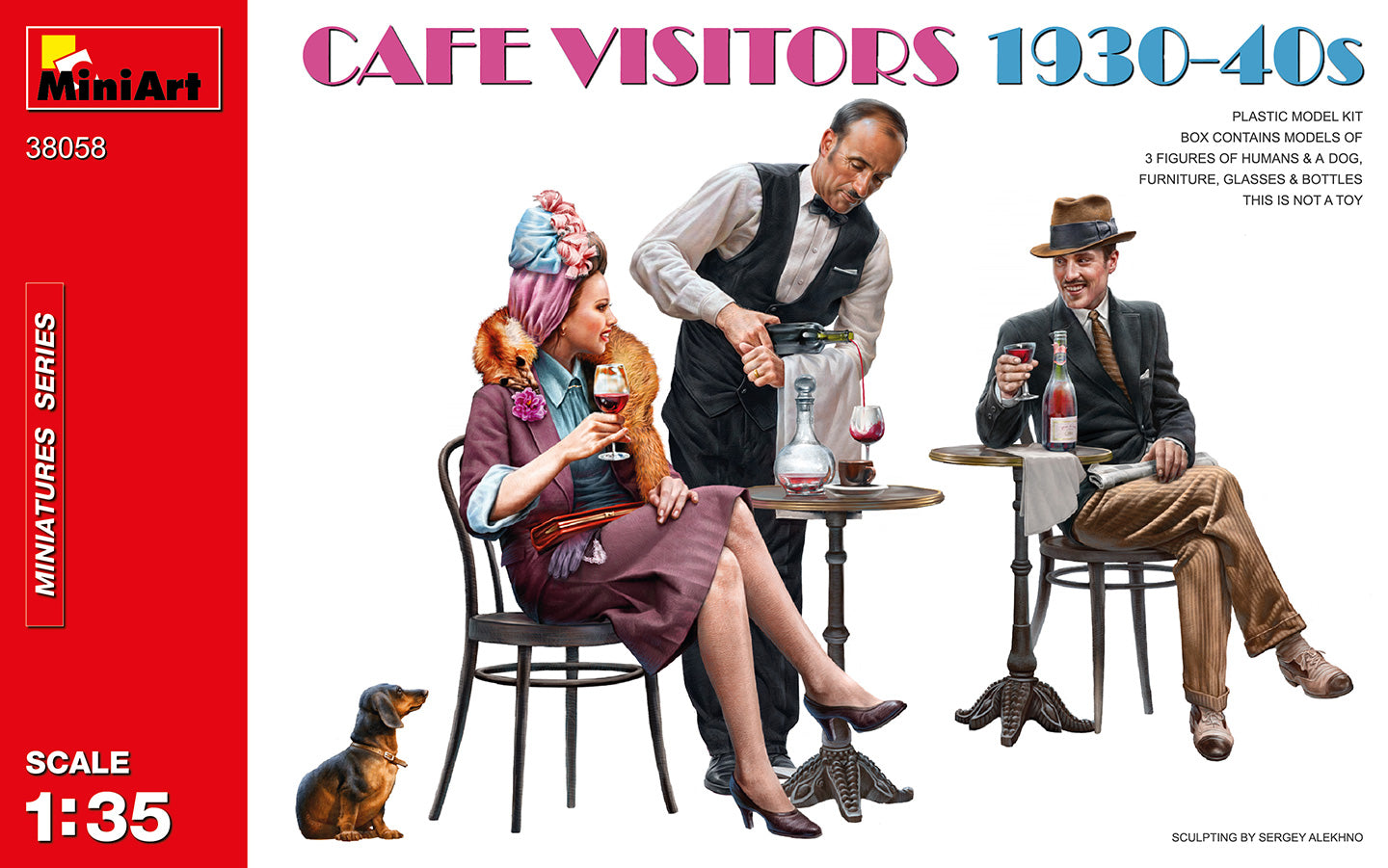 1/35 Cafe Visitors 1930-40s - Hobby Sense