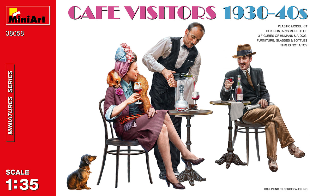 1/35 Cafe Visitors 1930-40s - Hobby Sense
