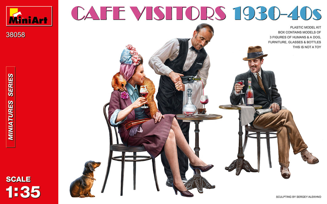 1/35 Cafe Visitors 1930-40s - Hobby Sense