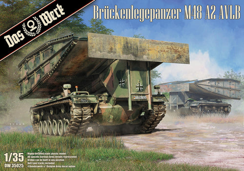 1/35 Bruckenlegepanzer M48 A2 Armored Vehicle Launched Bridge - Hobby Sense