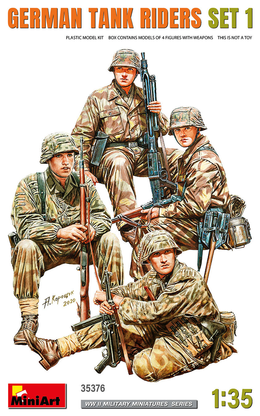 1/35 German Tank Riders Set 1 - Hobby Sense
