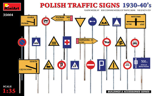 1/35 Polish Traffic Signs 1930-40s - Hobby Sense