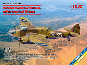 1/48 Bristol Beaufort Mk.IA with Tropical Filters Aircraft - Hobby Sense