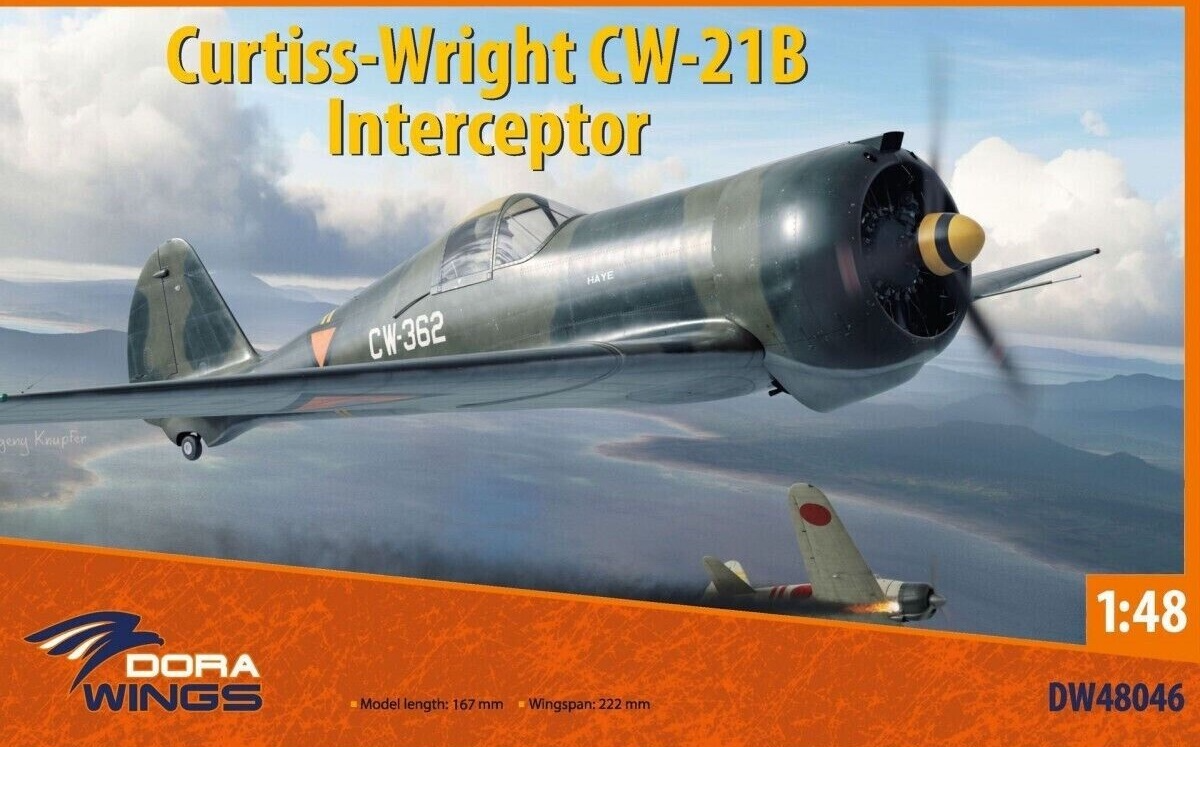 1/48 Curtiss Wright CW21B Interceptor - Hobby Sense