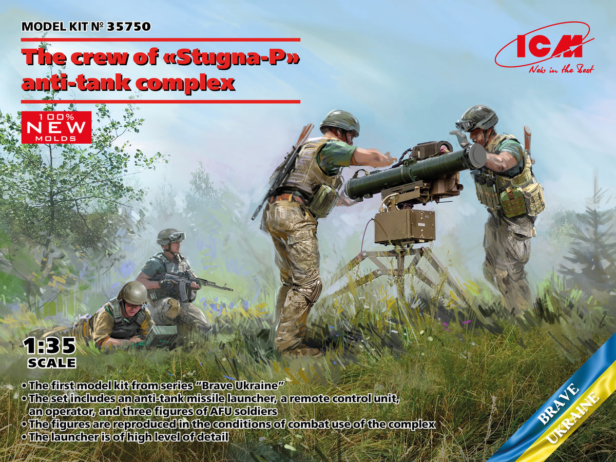 1/35 The Crew of "Stugna-P" Anti-Tank Complex - Hobby Sense