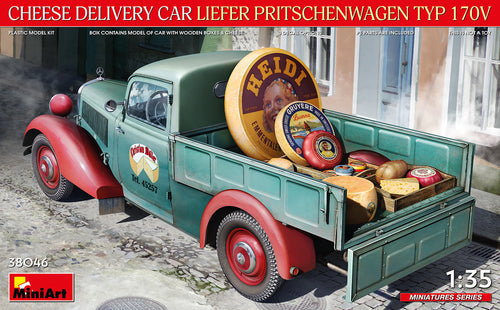 1/35 Cheese Delivery Car Liefer Pritschenwagen Typ 170V - Hobby Sense