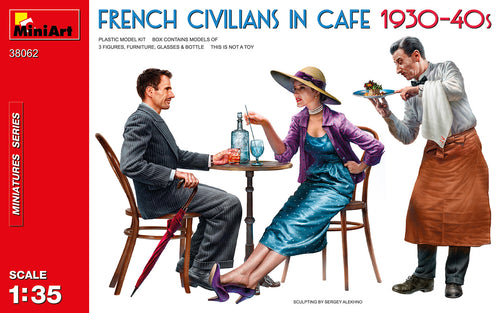 1/35 French Civilians in Cafe 1930-40s - Hobby Sense