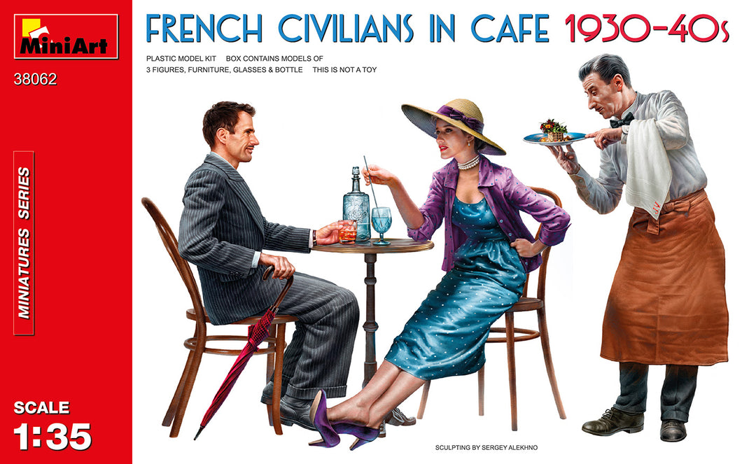 1/35 French Civilians in Cafe 1930-40s - Hobby Sense