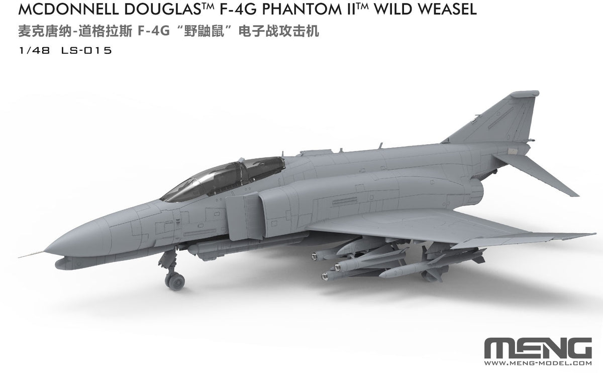 1/48 McDonnell Douglas F-4G Phantom II Wild Weasel - Hobby Sense