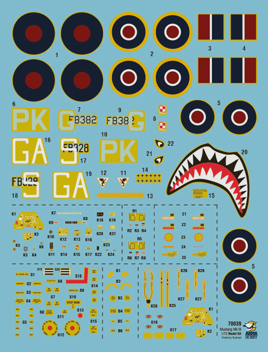 1/72 P51C Mustang Mk. III - Hobby Sense