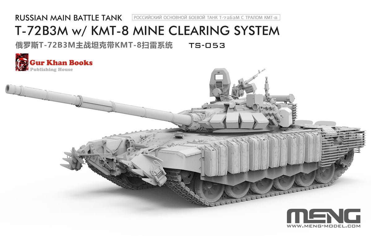 1/35 Russian Main Battle Tank T-72B3M w/ KMT-8 Mine Clearing System - Hobby Sense