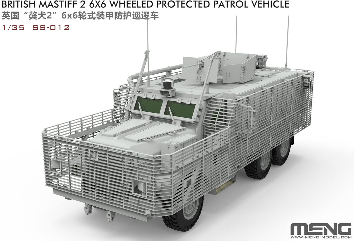 1/35 British Mastiff 2 6x6 Wheeled Protected Patrol Vehicle - Hobby Sense