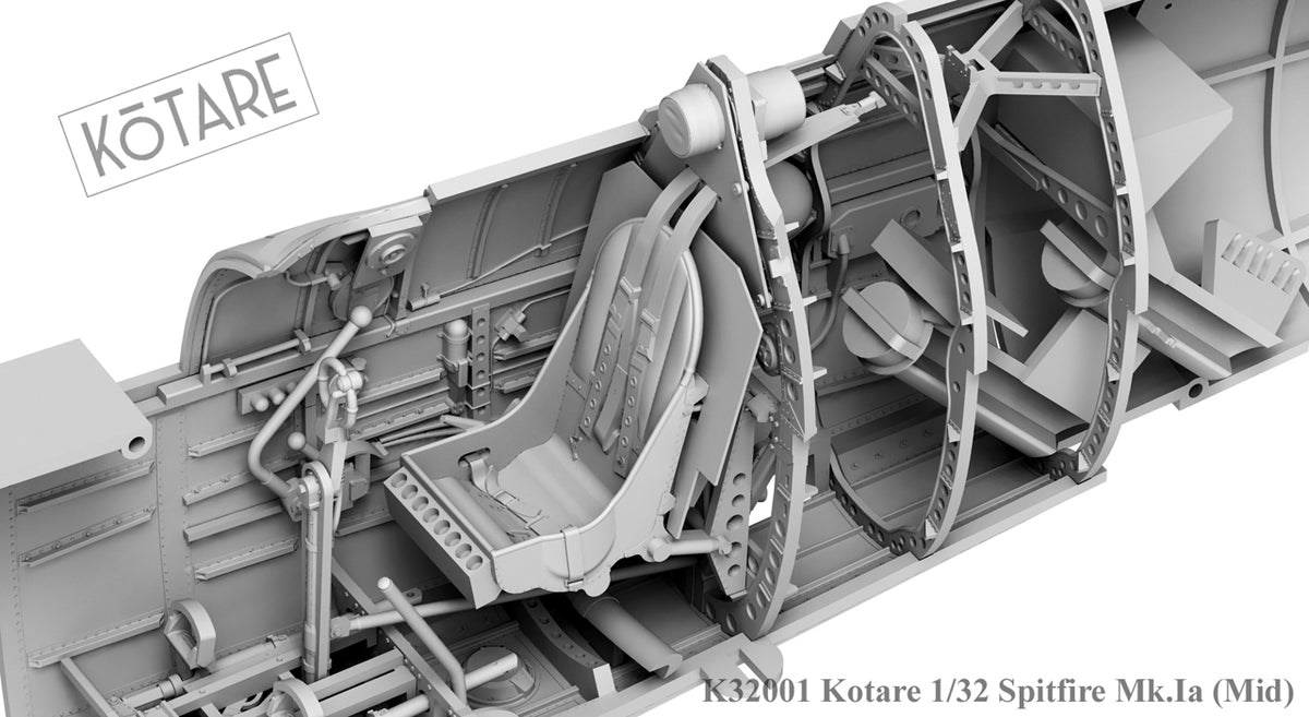 1/32 Spitfire Mk.Ia (Mid) - Hobby Sense