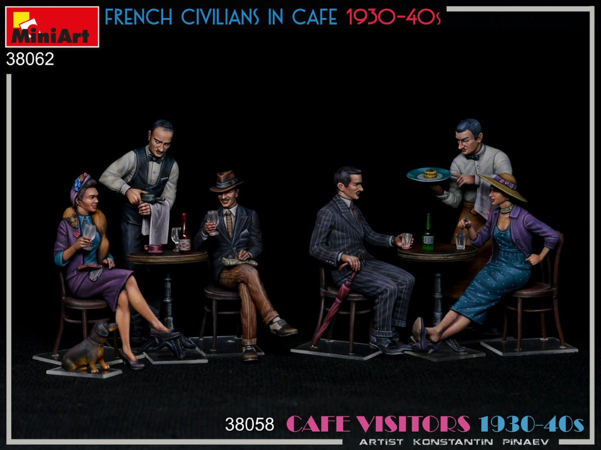 1/35 French Civilians in Cafe 1930-40s - Hobby Sense