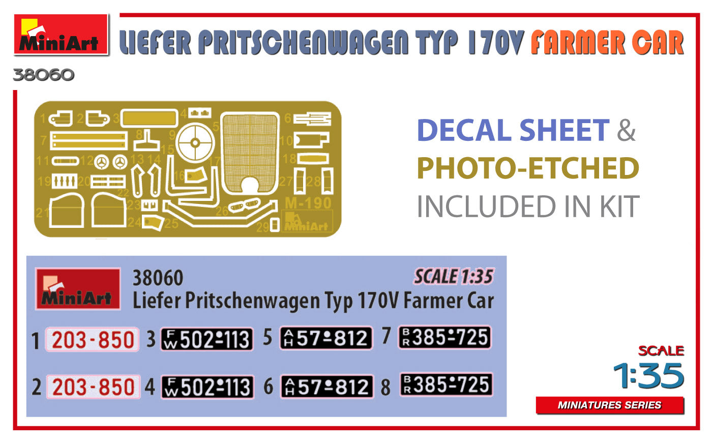 1/35 Liefer Pritschenwagen Typ 170V Farmer Car - Hobby Sense