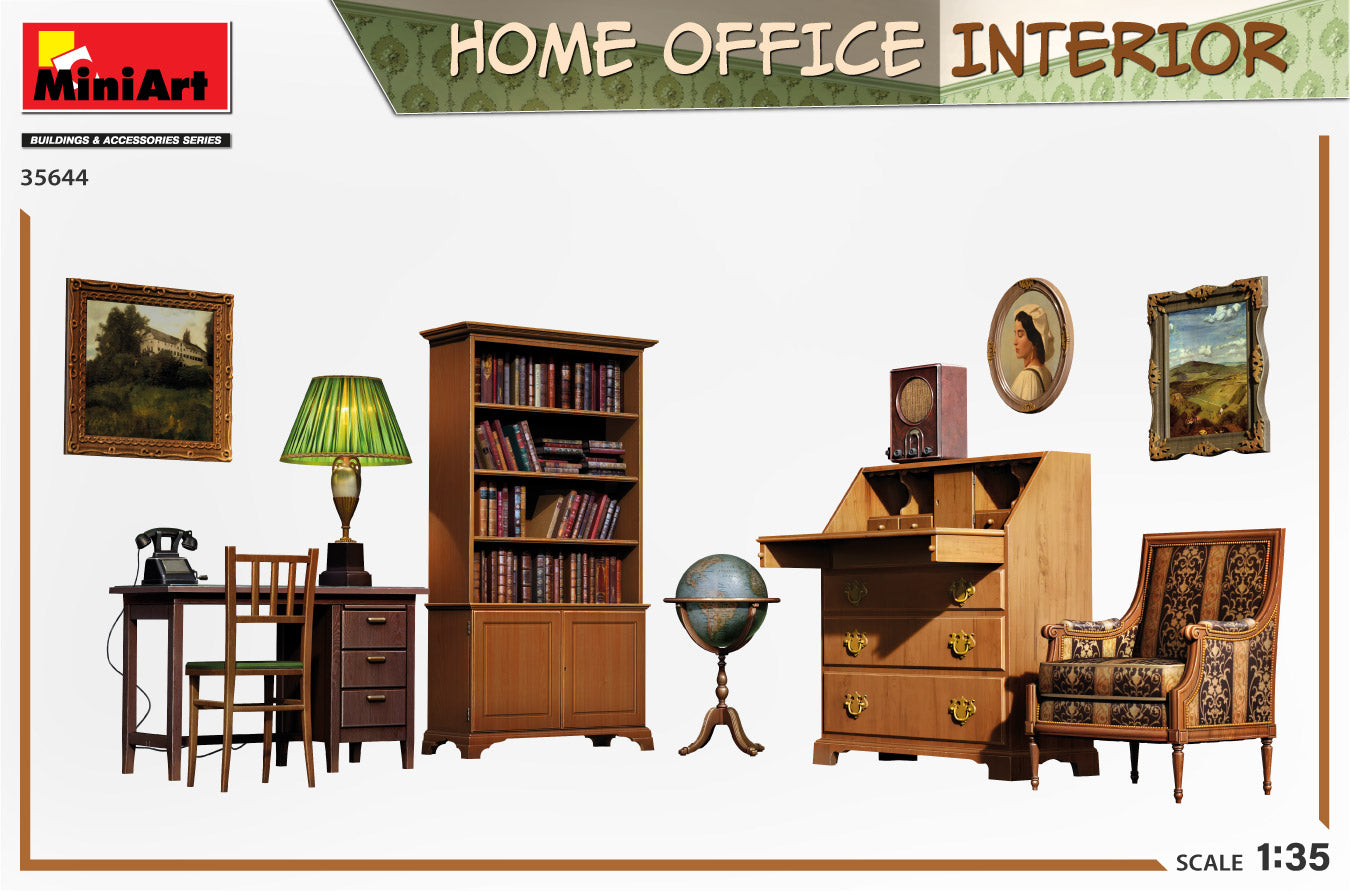 1/35 Home Office Interior - Hobby Sense