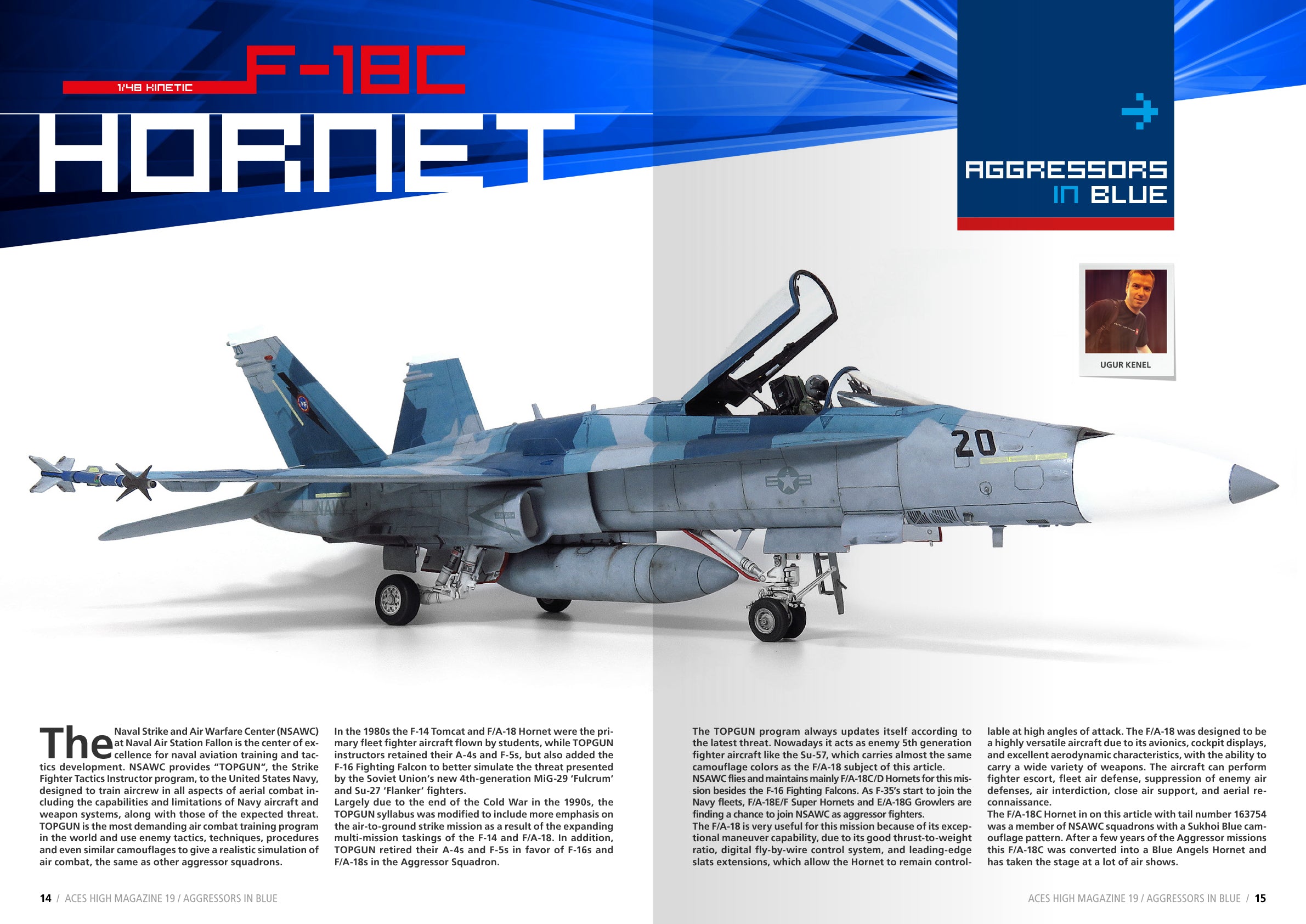 Aces High Issue 19 Agressors In Blue - Hobby Sense