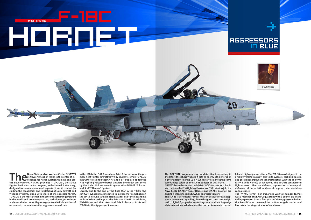 Aces High Issue 19 Agressors In Blue - Hobby Sense