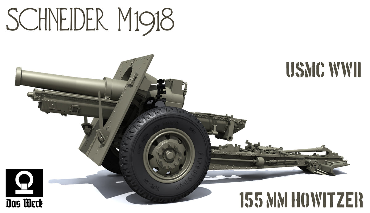 1/35 US 155mm Howitzer M1918 - Hobby Sense
