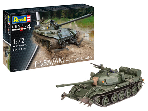 1/72 T-55A/AM with KMT-6/EMT-5 - Hobby Sense