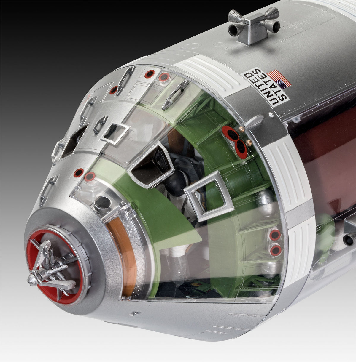 1/32 Apollo 11 Spacecraft with Interior - Hobby Sense