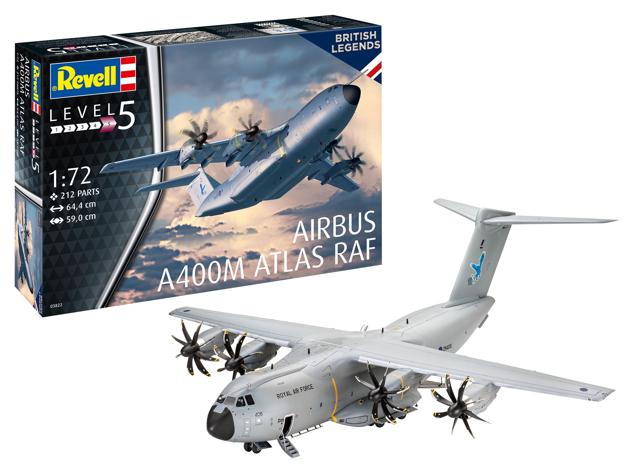 1/72 Airbus A400M Atlas RAF - Hobby Sense