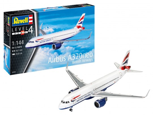 1/144 Airbus A320 neo British Airways - Hobby Sense