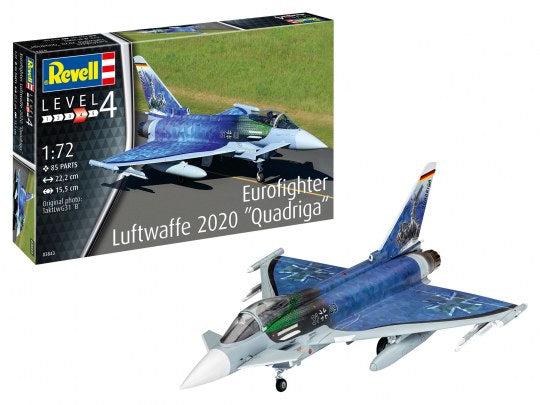 1/72 Eurofighter Luftwaffe 2020 Quadriga - Hobby Sense