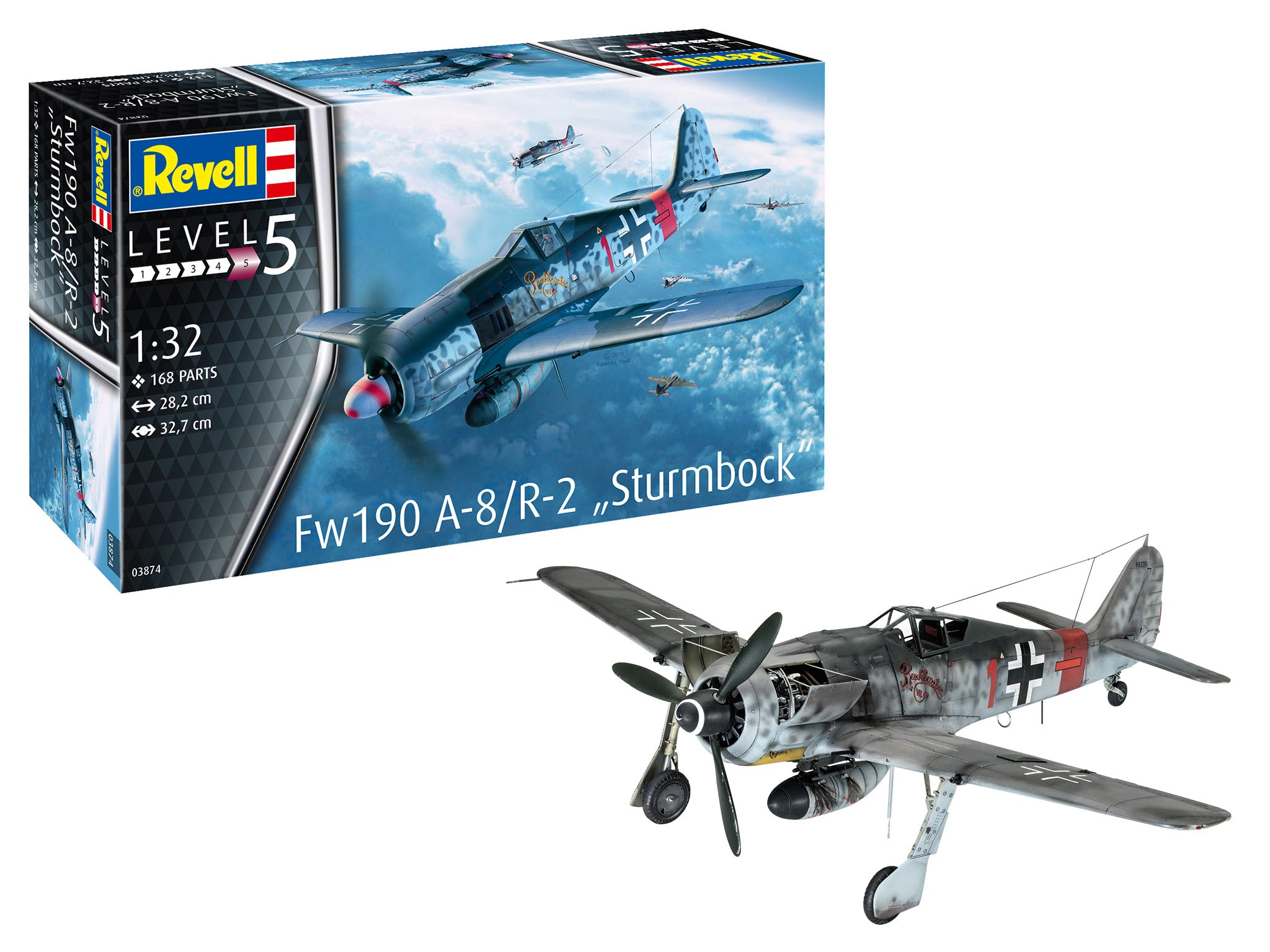 1/32 Focke Wulf Fw190 A-8 Sturmbock - Hobby Sense
