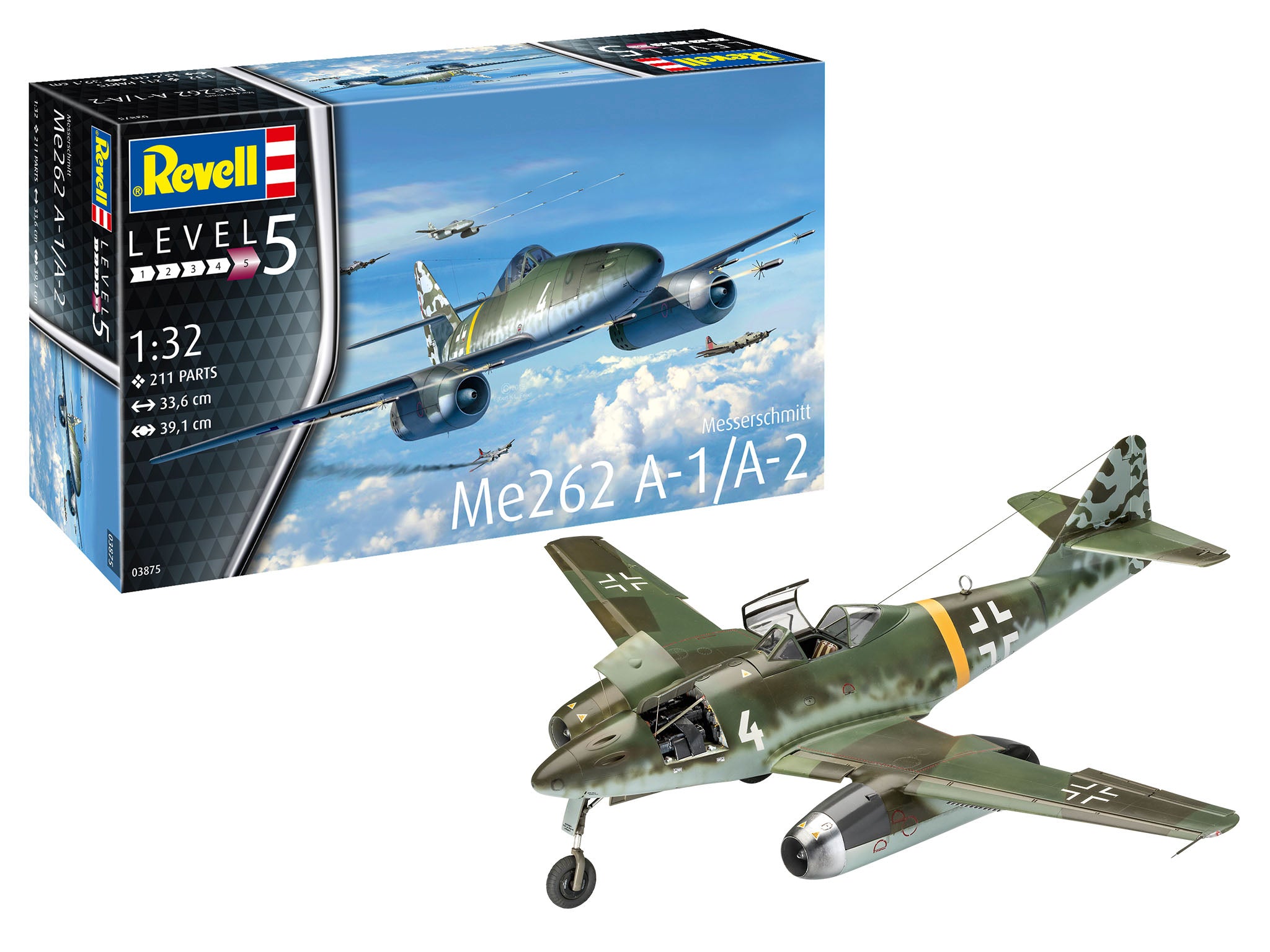 1/32 Messerschmitt Me262 A-1 Jetfighter - Hobby Sense