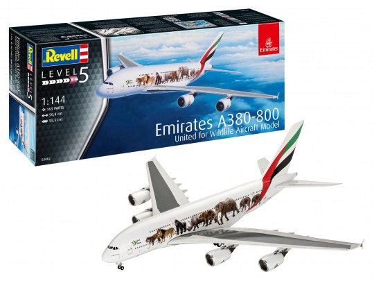 1/144 Airbus A380-800 Emirates Wild Life - Hobby Sense