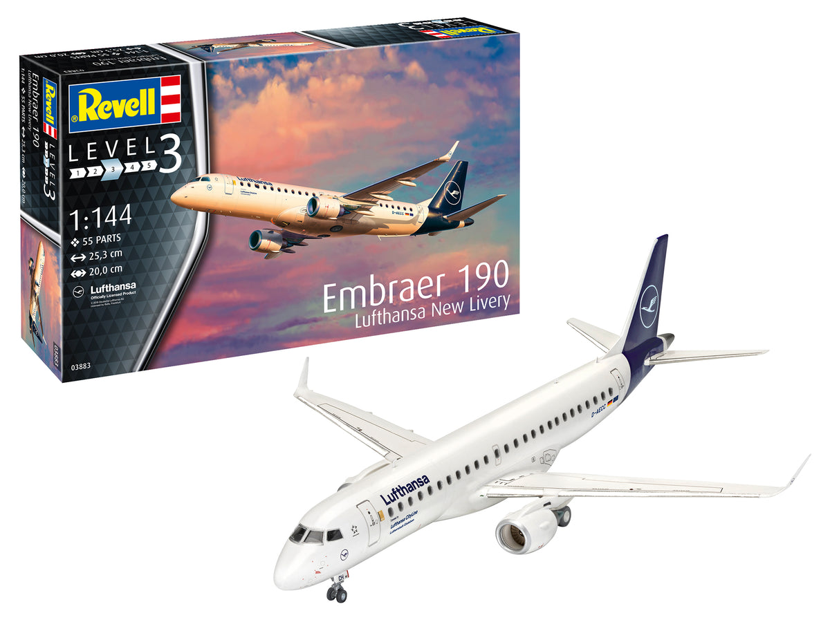 1/144 Embraer 190 Lufthansa New Livery - Hobby Sense