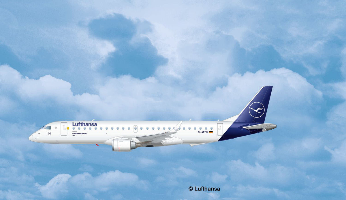 1/144 Embraer 190 Lufthansa New Livery - Hobby Sense