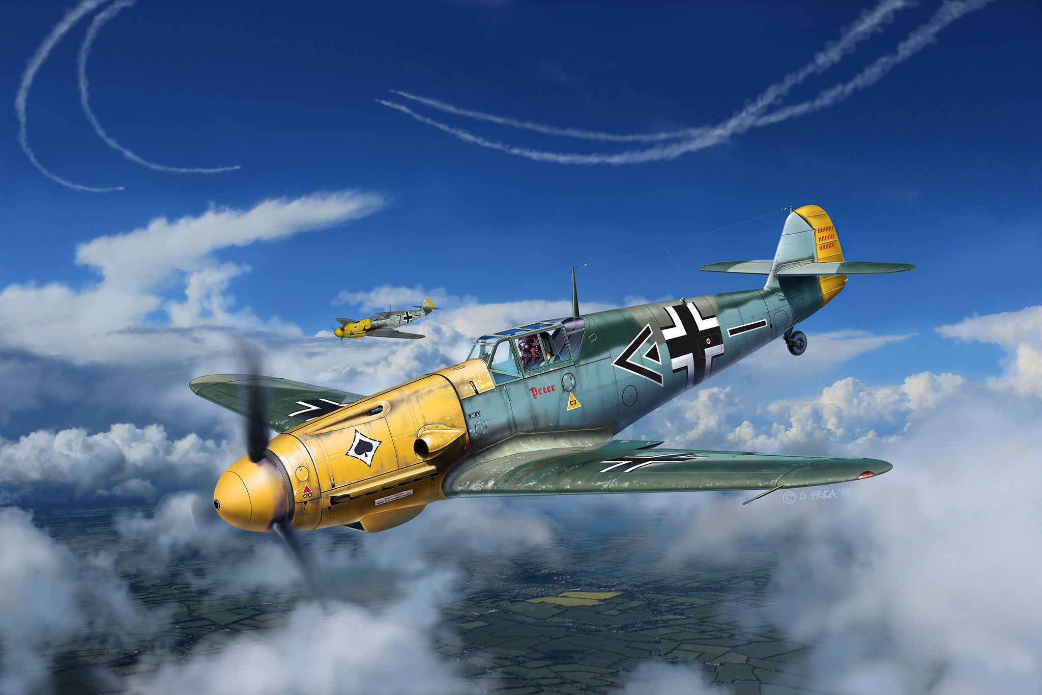 1/72 Messerschmitt Bf109 F-2 - Hobby Sense