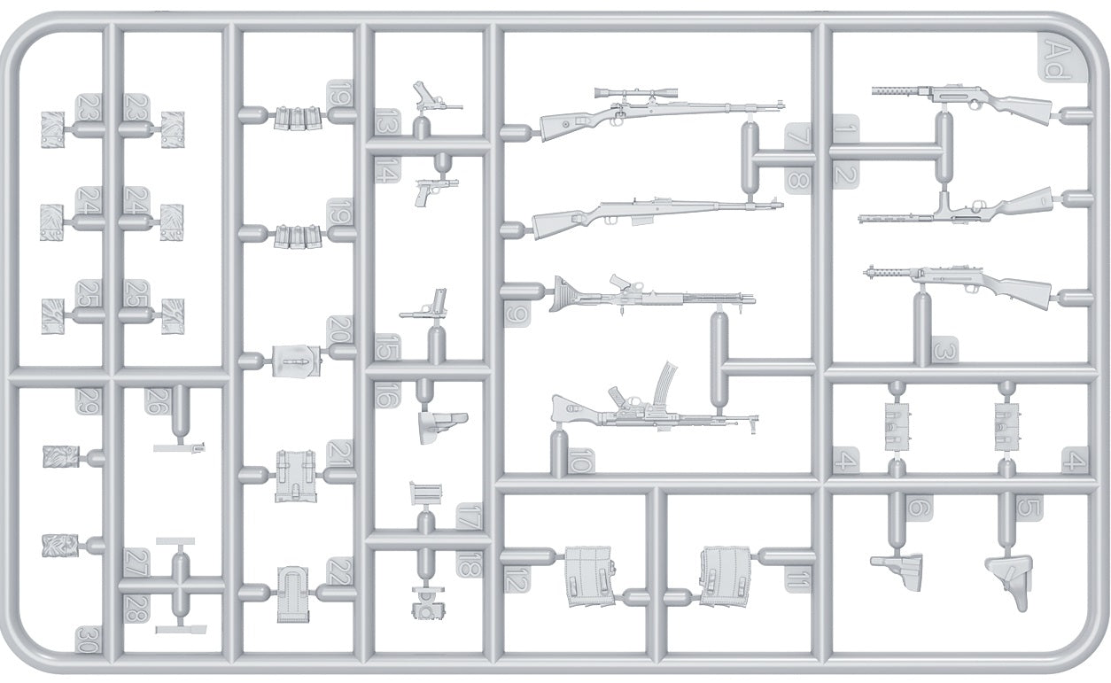 1/35 German Tank Riders Set 2 - Hobby Sense
