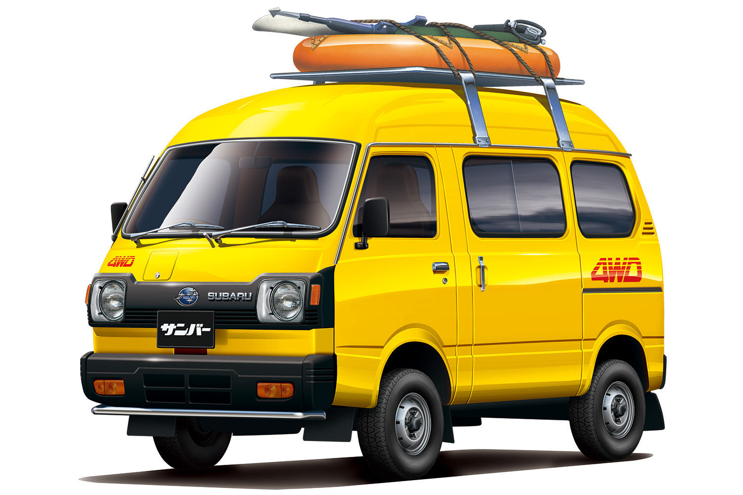 1/24 Subaru TT1 Sambar High-Roof 4WD '80 - Hobby Sense