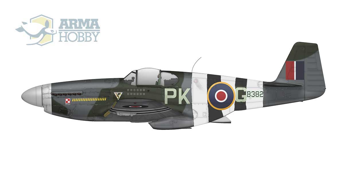 1/72 P51C Mustang Mk. III - Hobby Sense