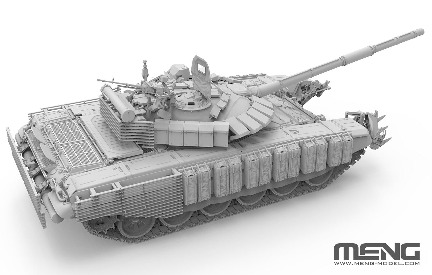1/35 Russian Main Battle Tank T-72B3M w/ KMT-8 Mine Clearing System - Hobby Sense