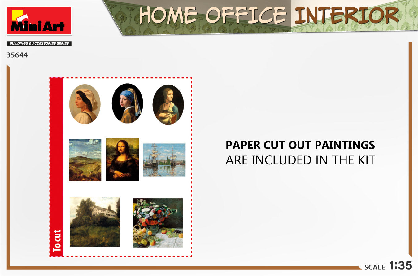 1/35 Home Office Interior - Hobby Sense