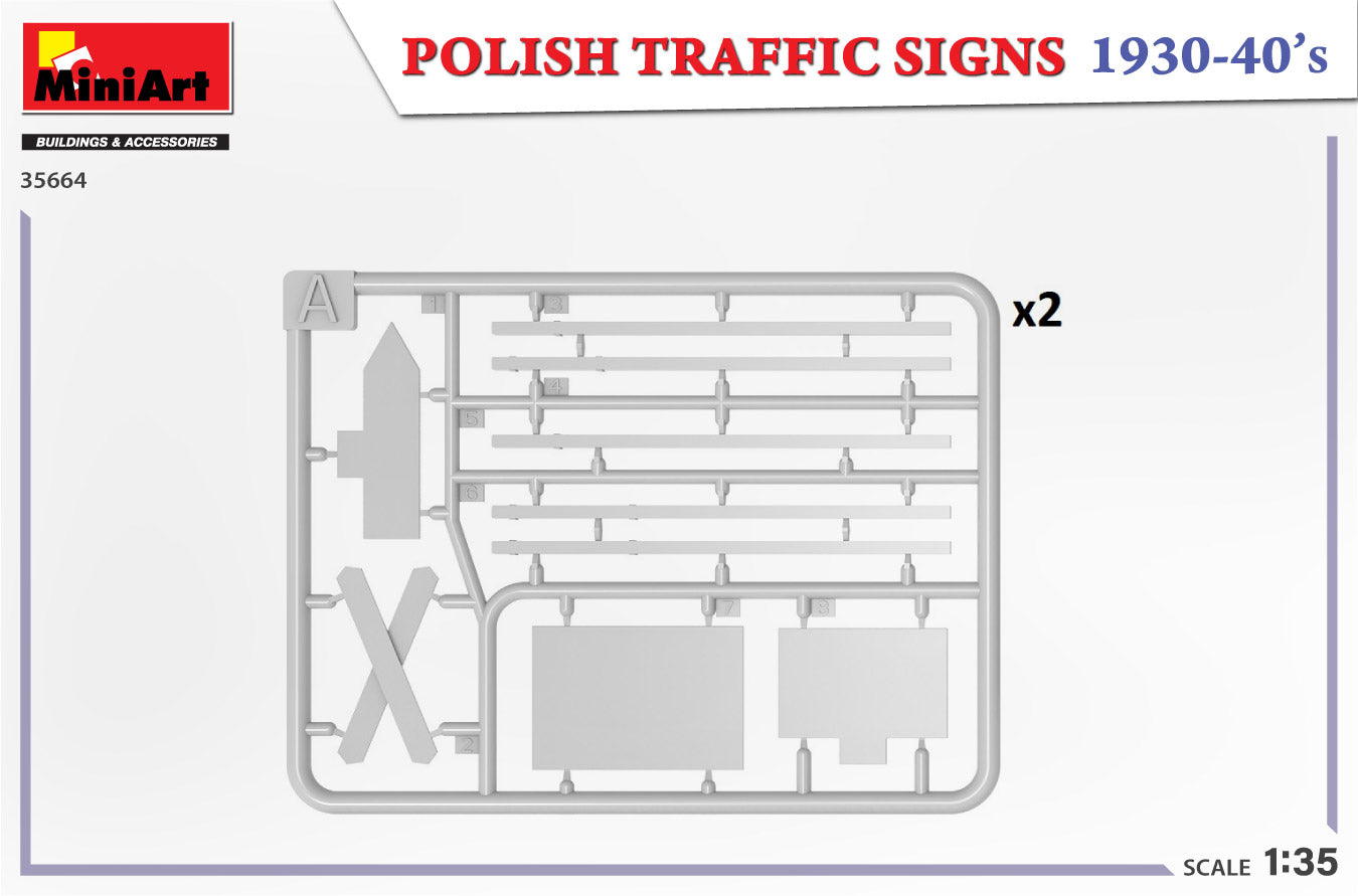 1/35 Polish Traffic Signs 1930-40s - Hobby Sense