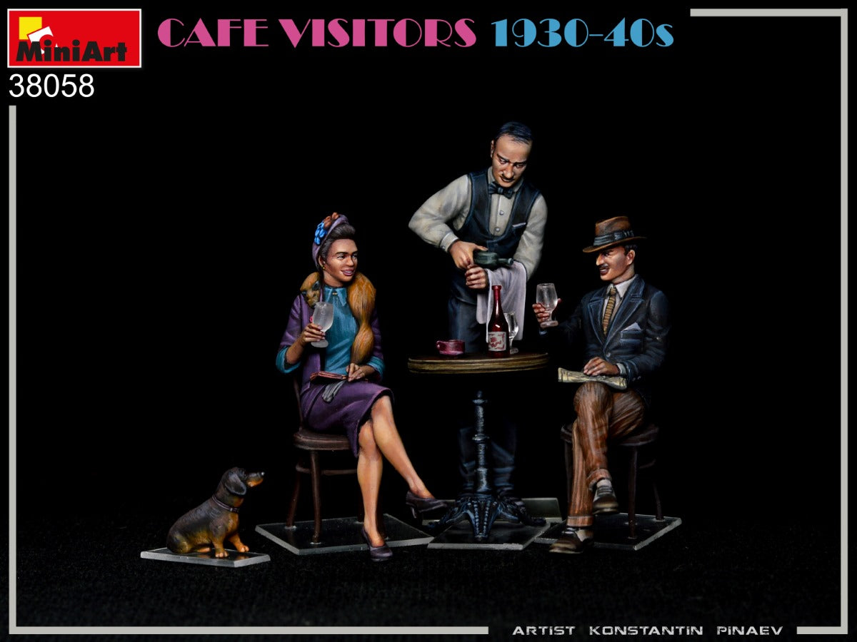 1/35 Cafe Visitors 1930-40s - Hobby Sense