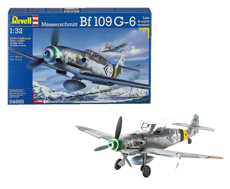 1/32 Messerschmitt Bf109 G6 Late & Early Version - Hobby Sense