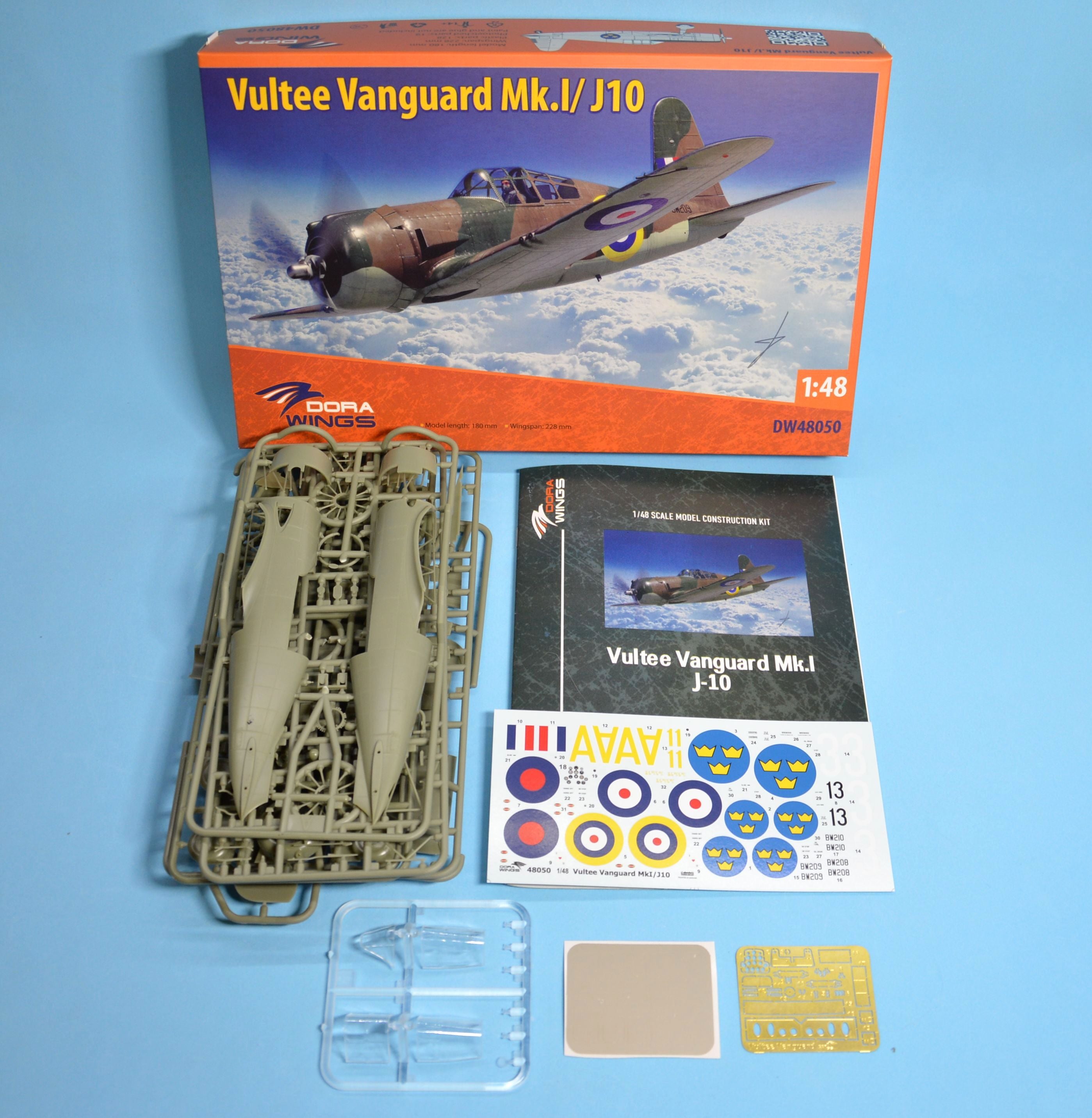 1/48 Vultee Vanguard Mk.I/J10 - Hobby Sense