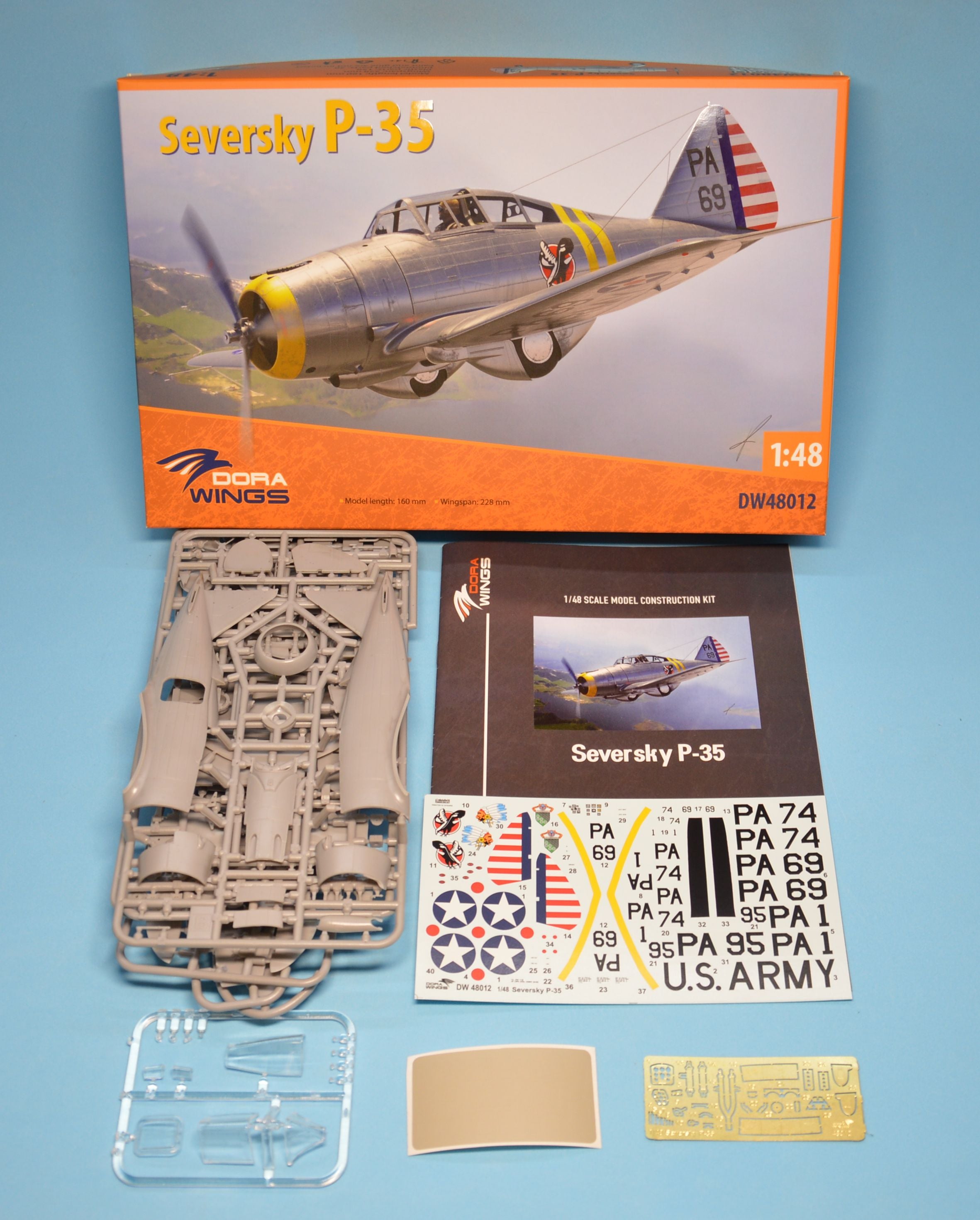 1/48 Seversky P35 - Hobby Sense
