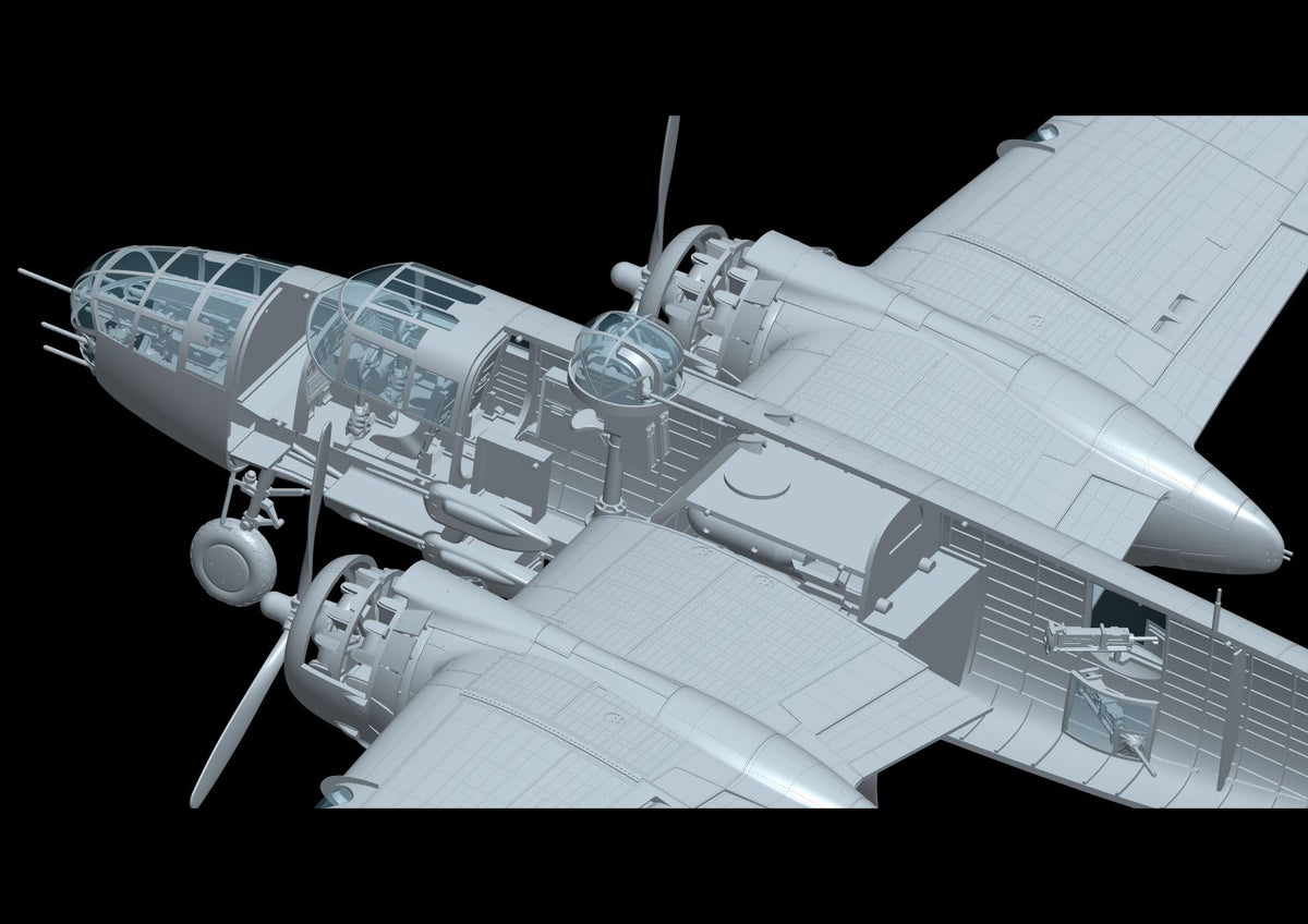 1/48 B25J Mitchell Glazed Nose - Hobby Sense