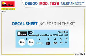 1/24 German Agricultural Tractor D8500 Mod. 1938 - Hobby Sense