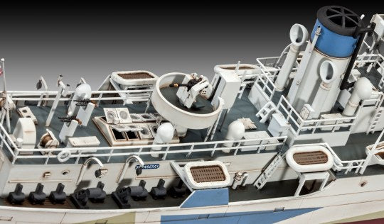 1/144 HMCS Snowberry Flower Class Corvette WWII Escort Warship, Canadian Ship - Hobby Sense
