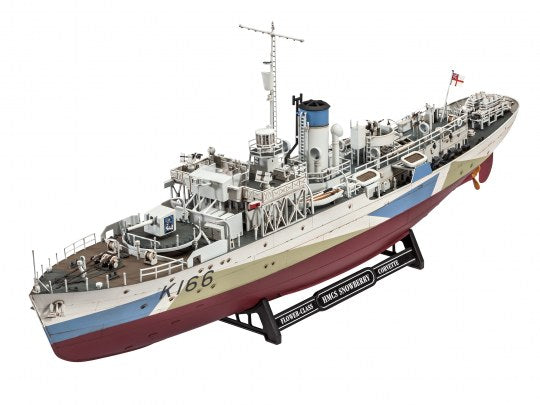 1/144 HMCS Snowberry Flower Class Corvette WWII Escort Warship, Canadian Ship - Hobby Sense