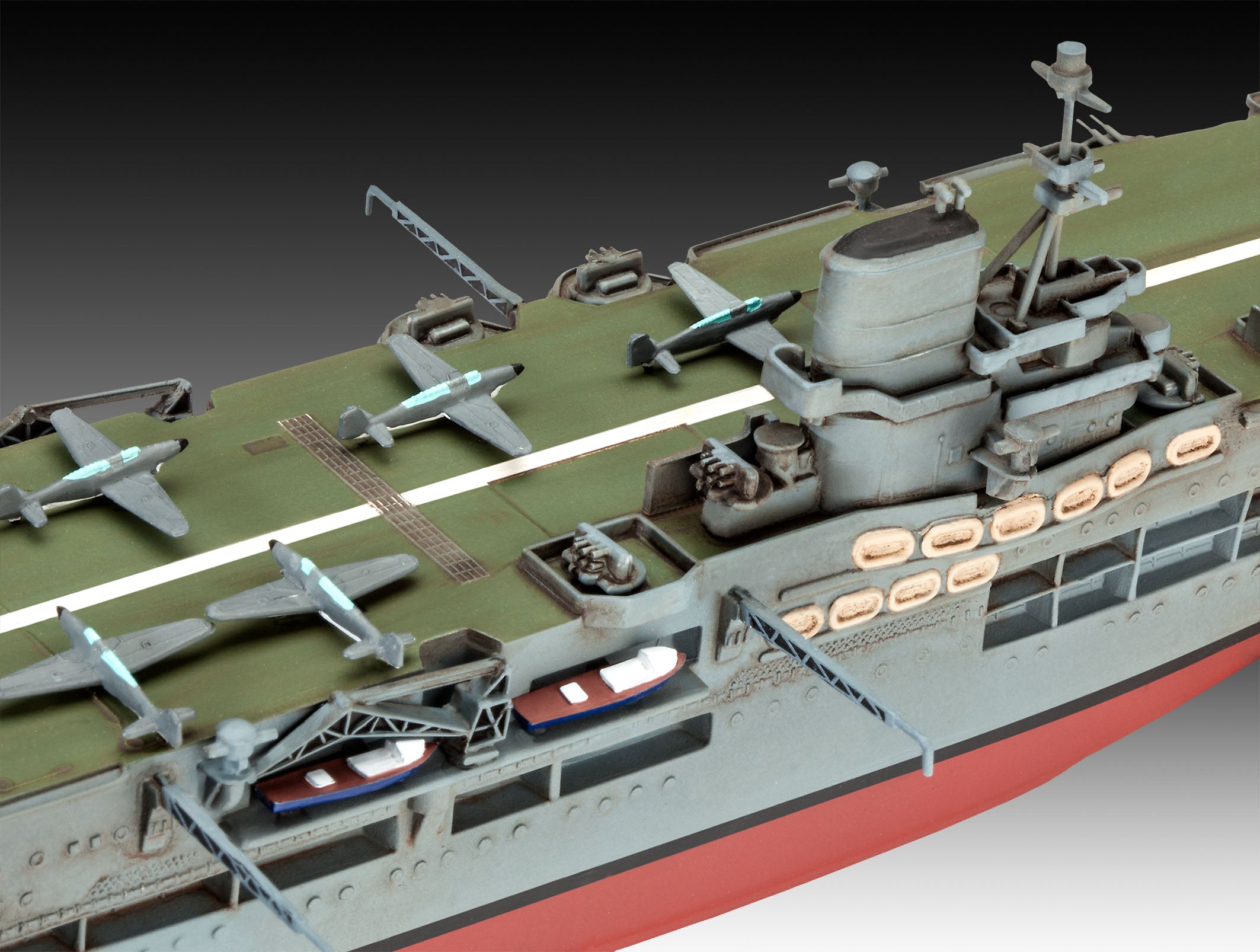 1/720 HMS Ark Royal, Tribal Class Destroyer - Hobby Sense